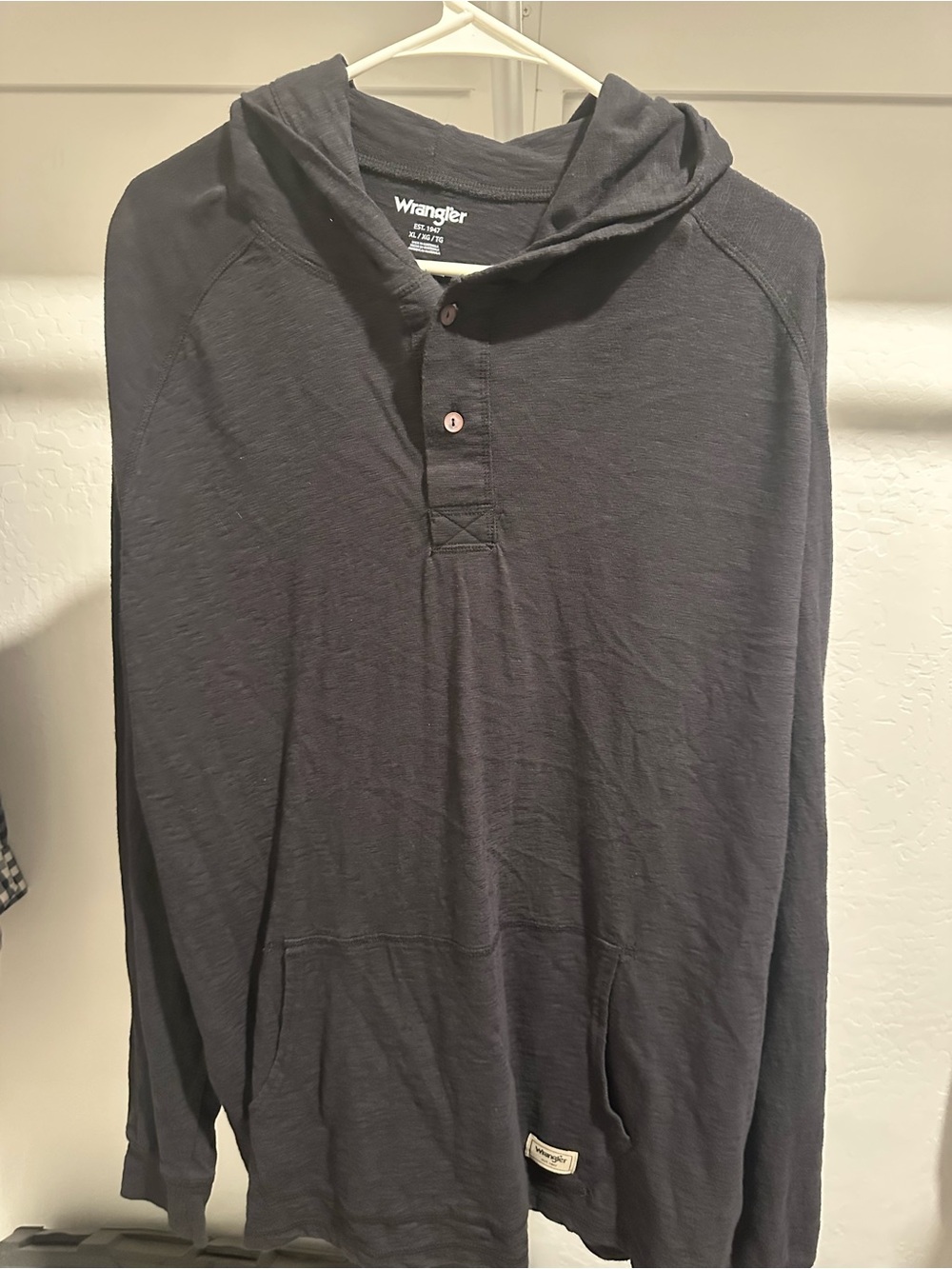 Sonoma Men's Hooded Long-Sleeve Shirt - Charcoal